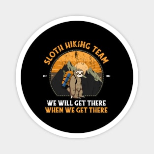 Sloth Hiking Sloth Hiking Team Magnet